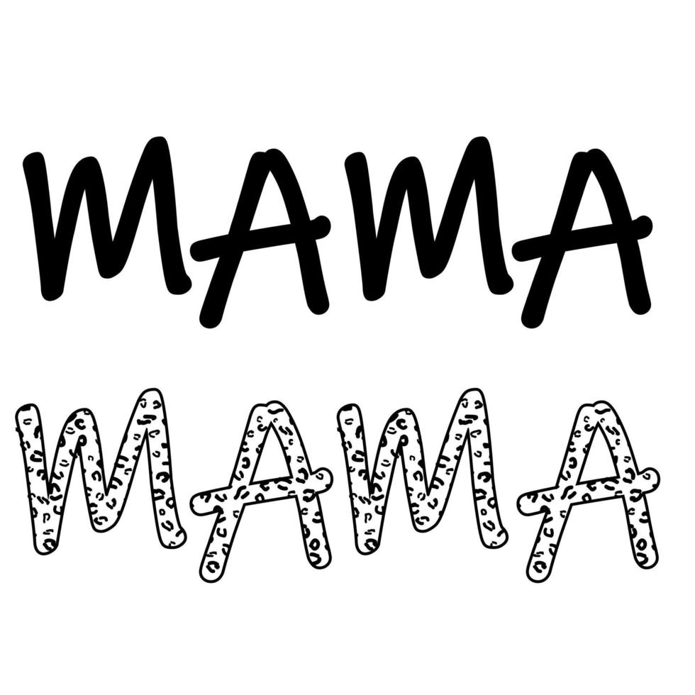 mama icoon vector set. moeder illustratie teken verzameling. mam symbool of logo.