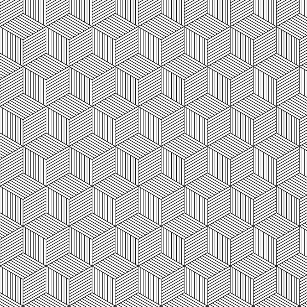 vector patroon van kubus. kubus patroon achtergrond.