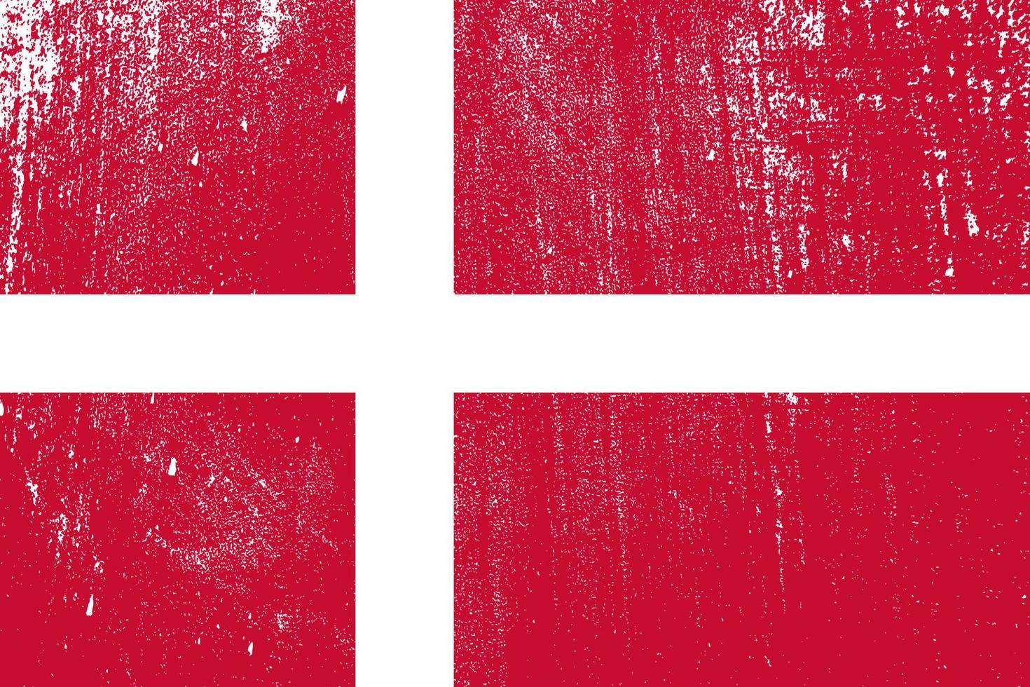 grunge vlag Denemarken vector