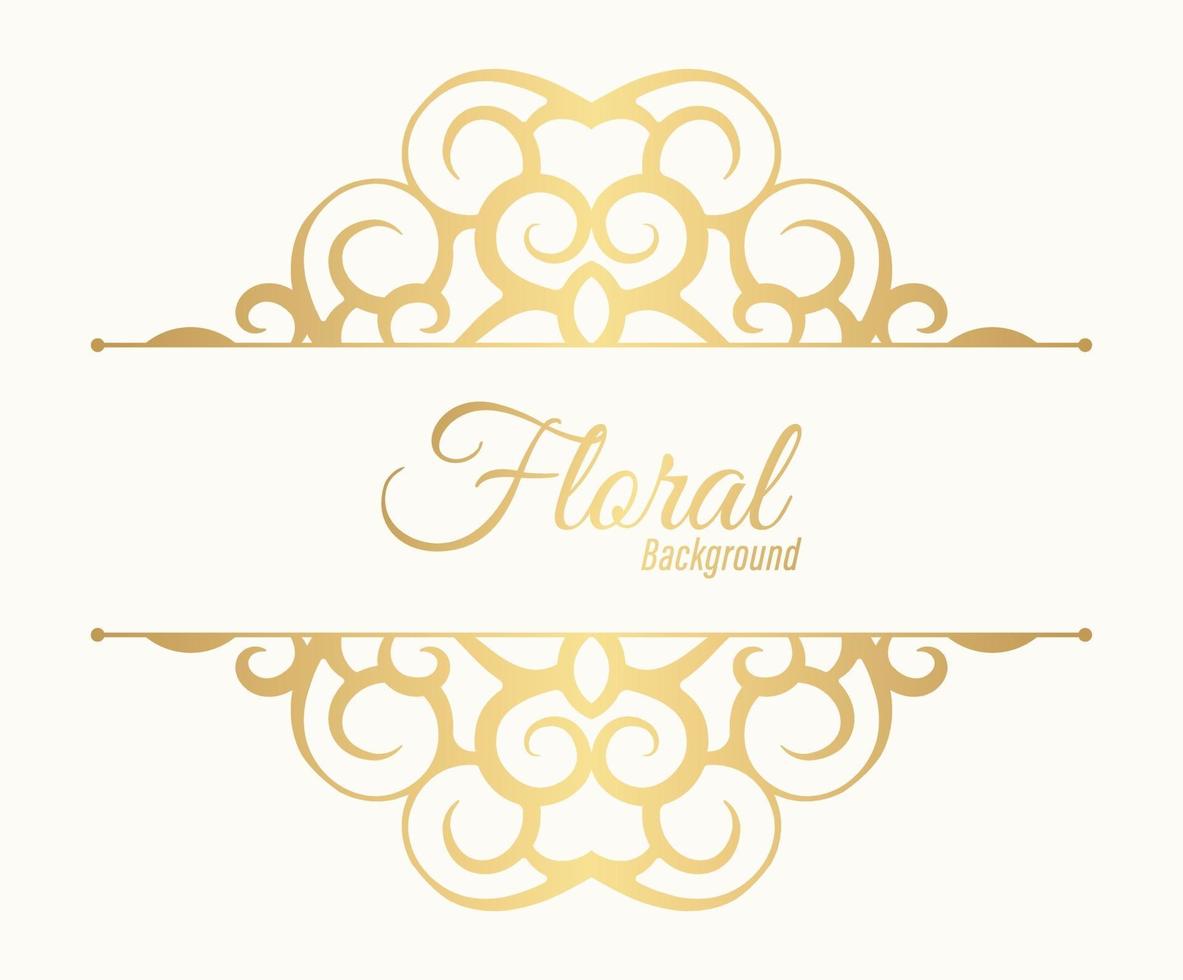 elegante decoratieve ornament frame achtergrond vector