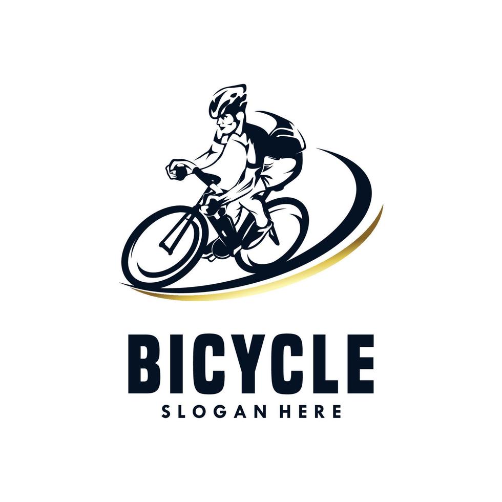 fiets sport vector logo ontwerp sjabloon