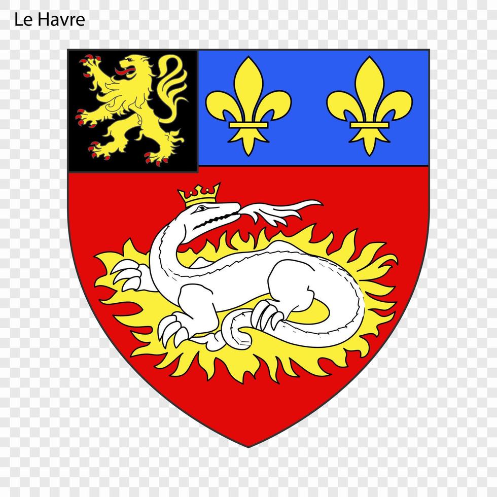 embleem van le havre vector