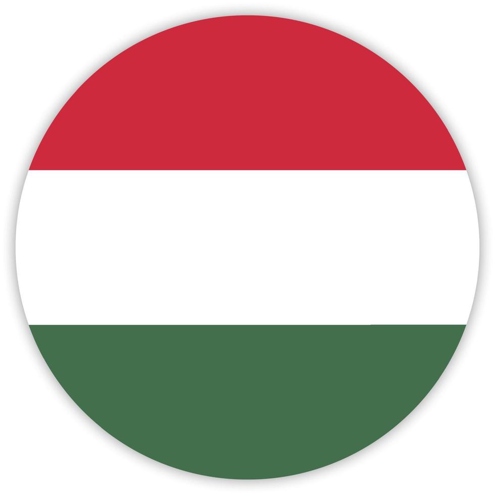 gemakkelijk ronde vlag . vector illustratie