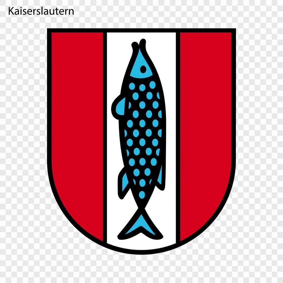 embleem van stad van Duitsland vector