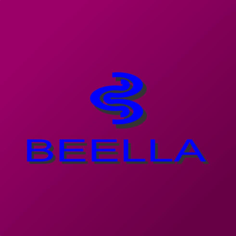 modern logo abstrack blauw kleur vector