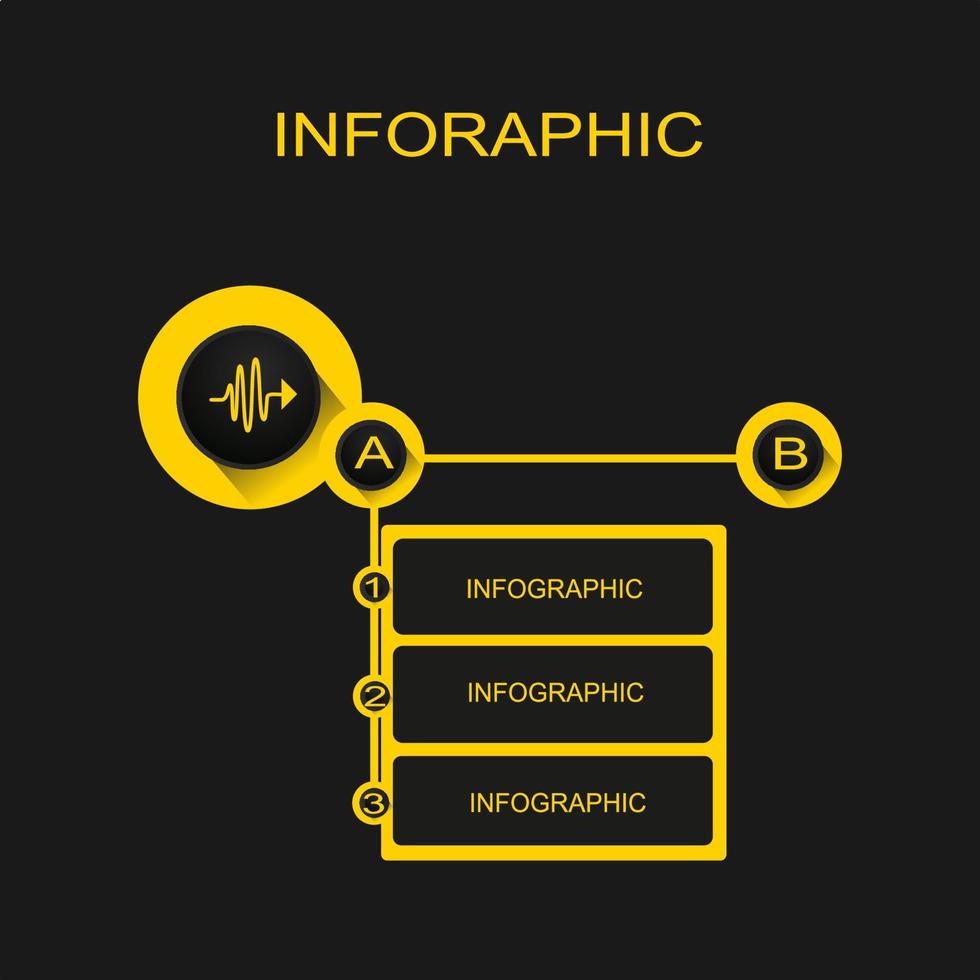 infographic met optie vector