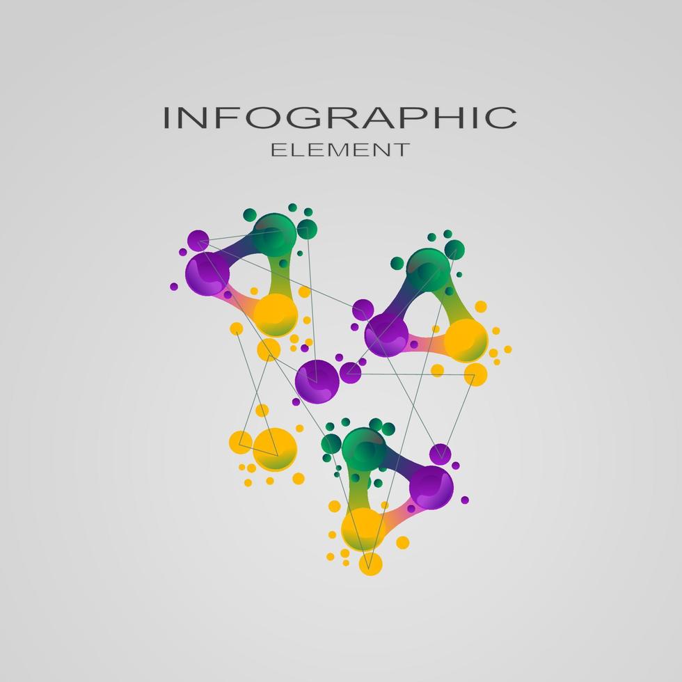 infographic sjabloon met icoon geschikt voor bedrijf verslag doen van vector