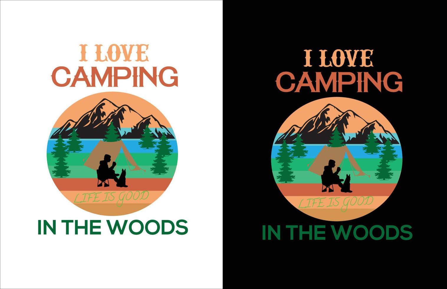 camping t-shirt ontwerp vactor ,berg t-shirt ontwerp vactor vector