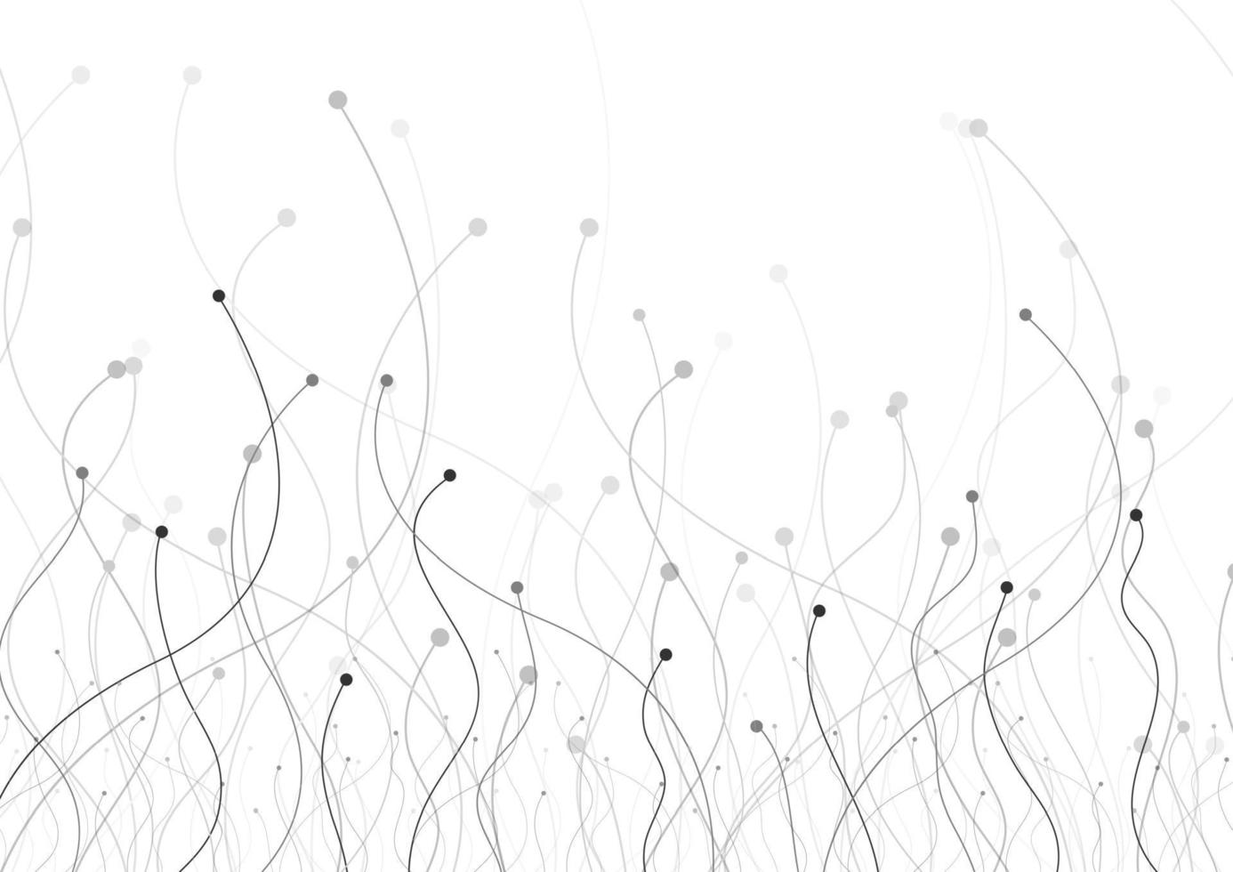 grijs golvend lijnen stroomkring bord verbinding achtergrond vector