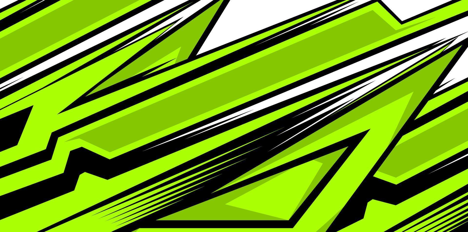 racing strepen groen stickers vector