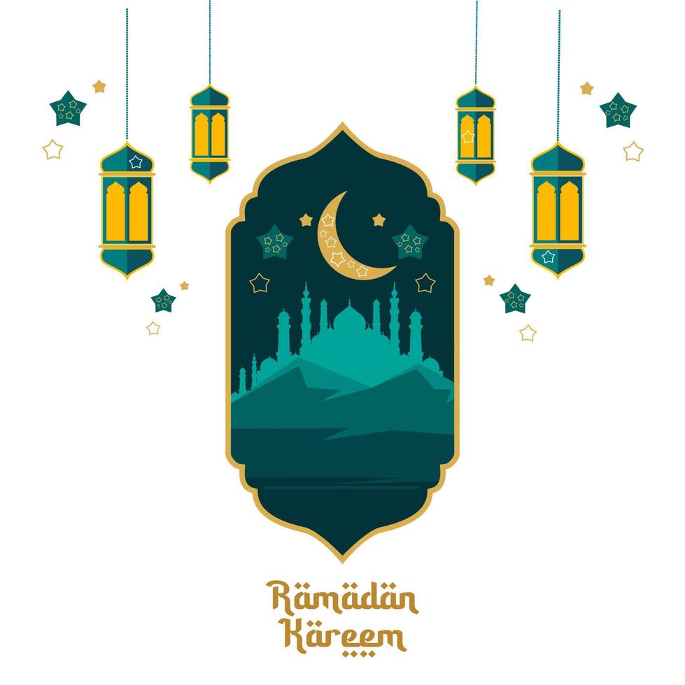 Ramadan kareeem vector