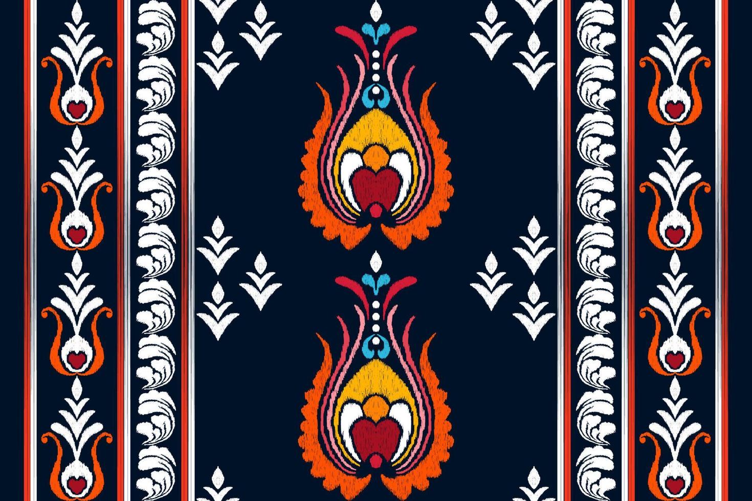 lapwerk bloemen patroon met paisley en Indisch bloem motieven. damast stijl patroon voor textil en decoratie vector