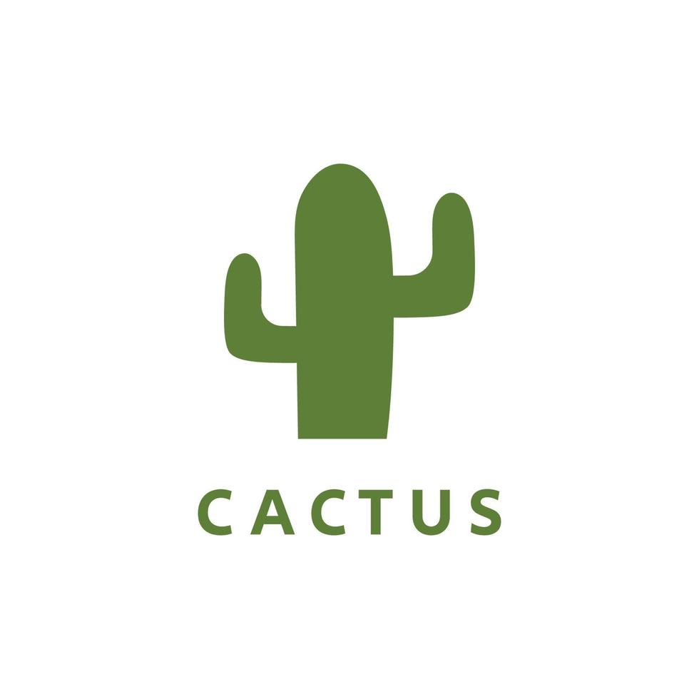 cactus creatief logo sjabloon. vector illustratie icoon.