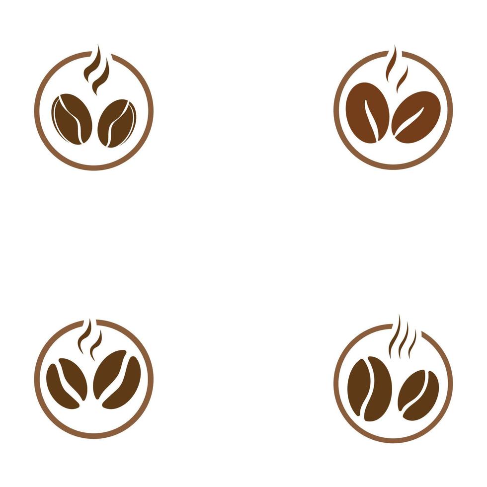 koffieboon pictogram vector