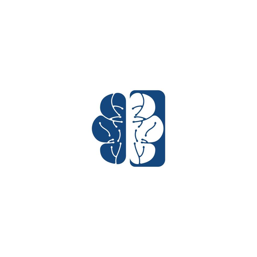 zenuw cel logo of neuron logo met vector sjabloon