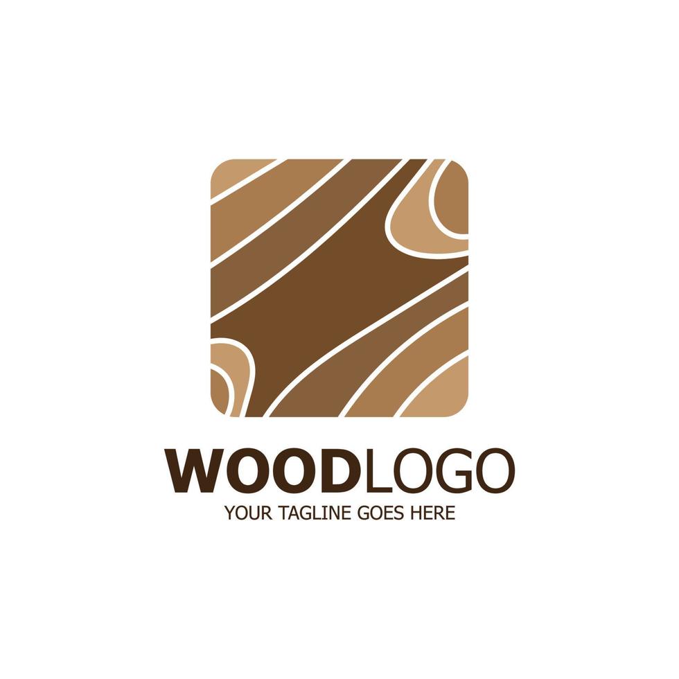 hout logo gebaseerd ontwerp vector sjabloon