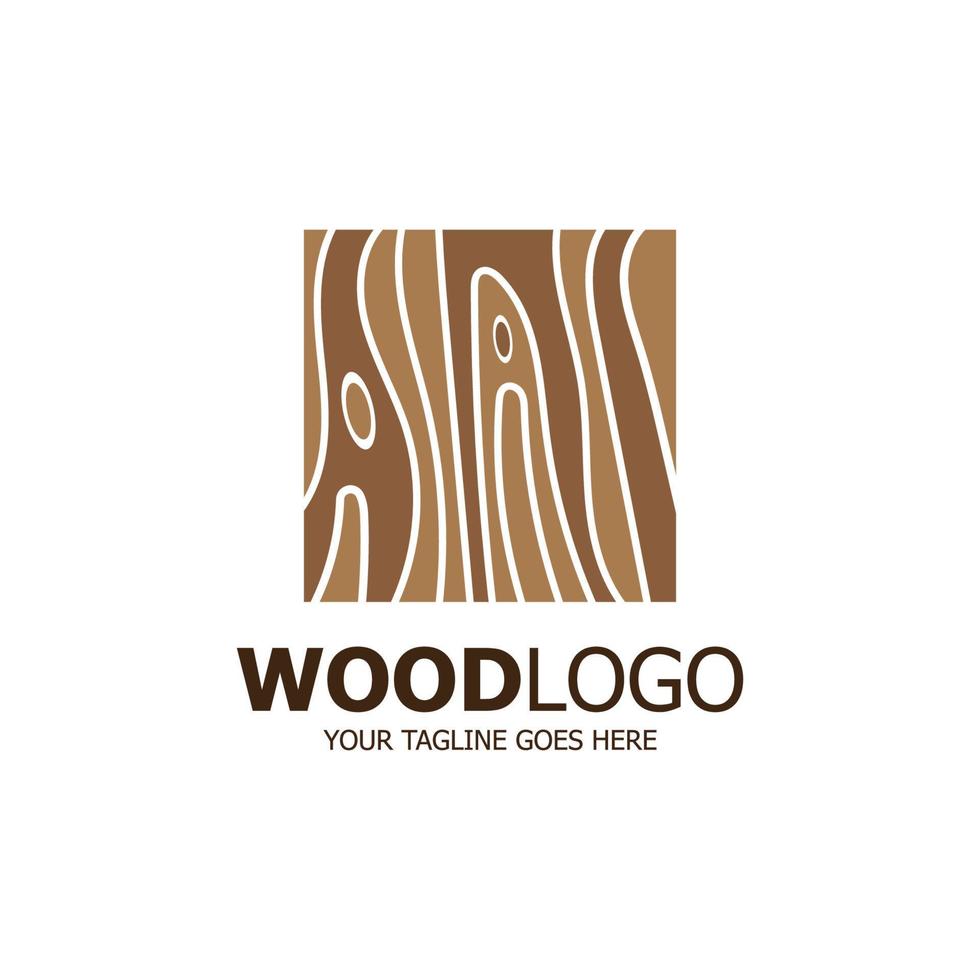 hout logo gebaseerd ontwerp vector sjabloon