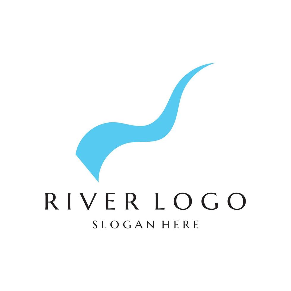 rivier vectorillustratie pictogram vector