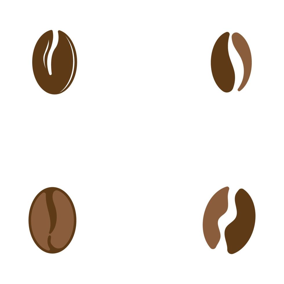 koffieboon pictogram vector