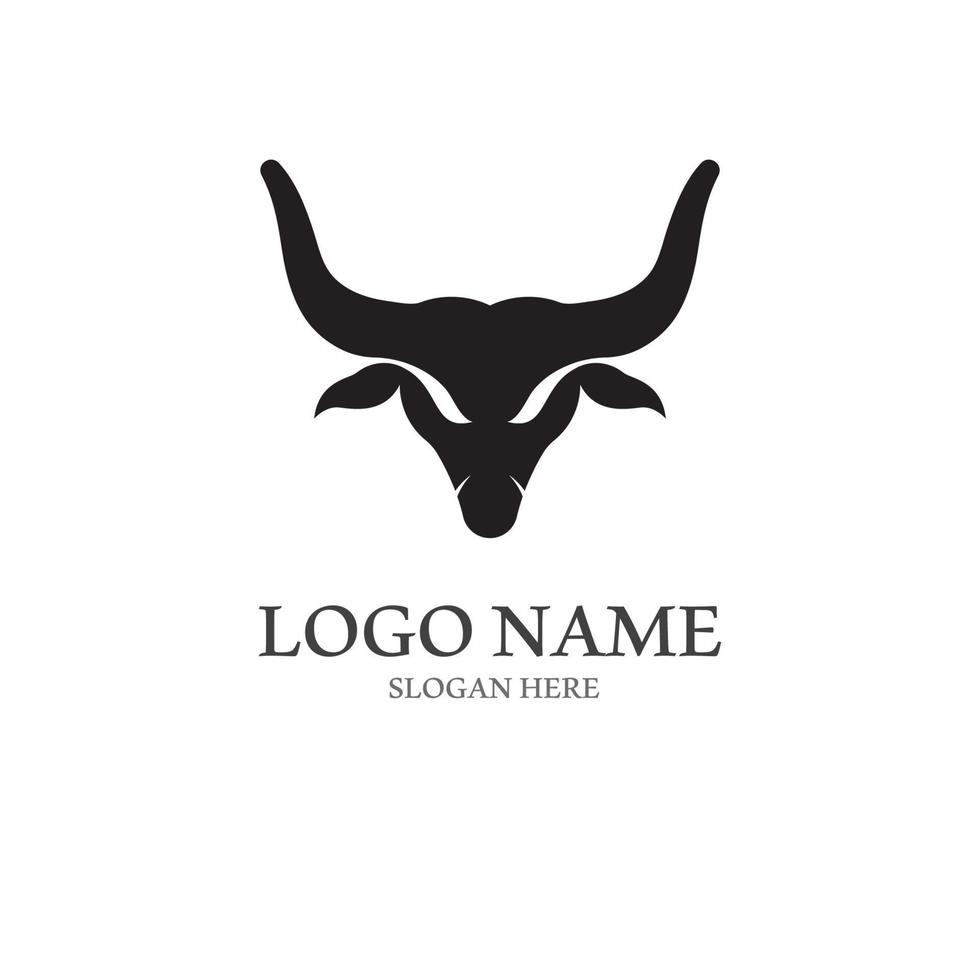 stier toeter logo met sjabloon vector stijl.