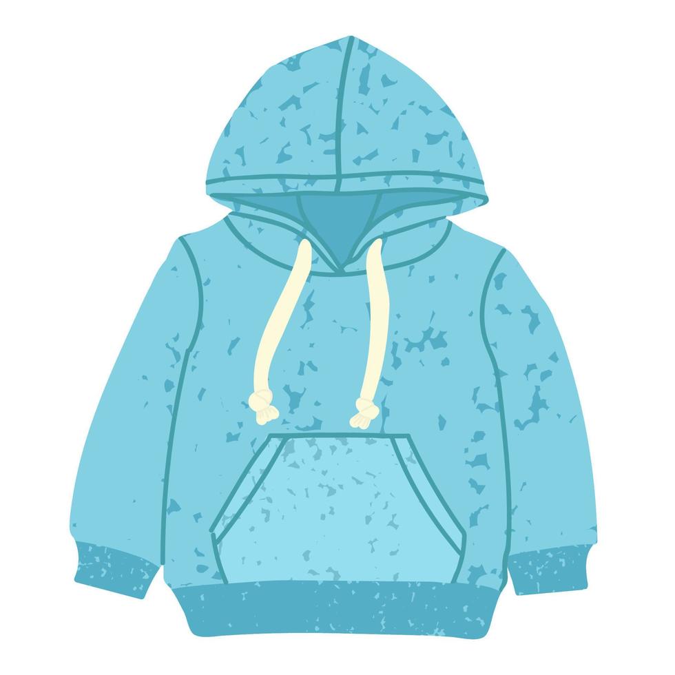 vector kleurrijk illustratie van schattig hoody geïsoleerd Aan wit achtergrond