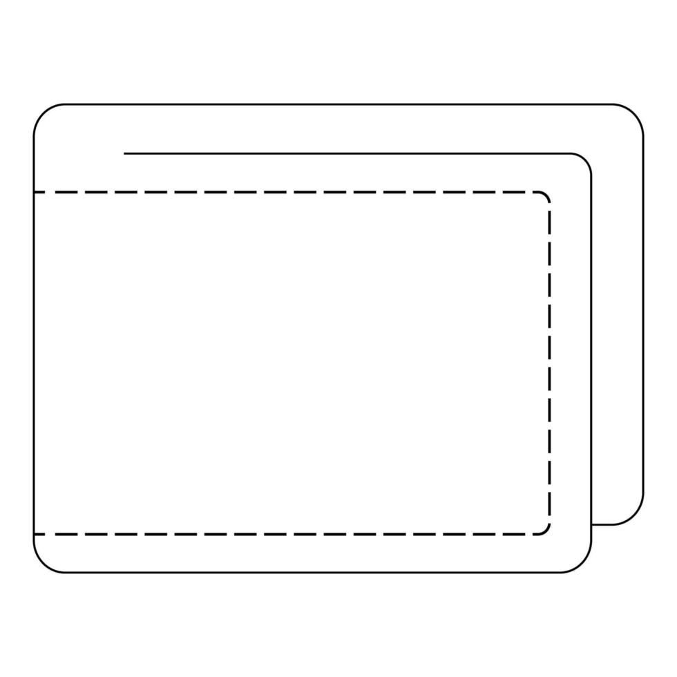 portemonnee icoon vector