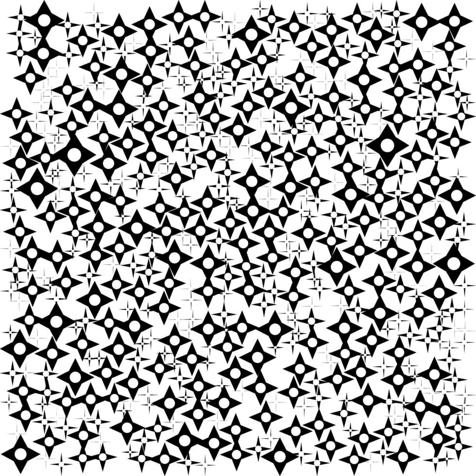 bloemen patroon zwart en wit vector