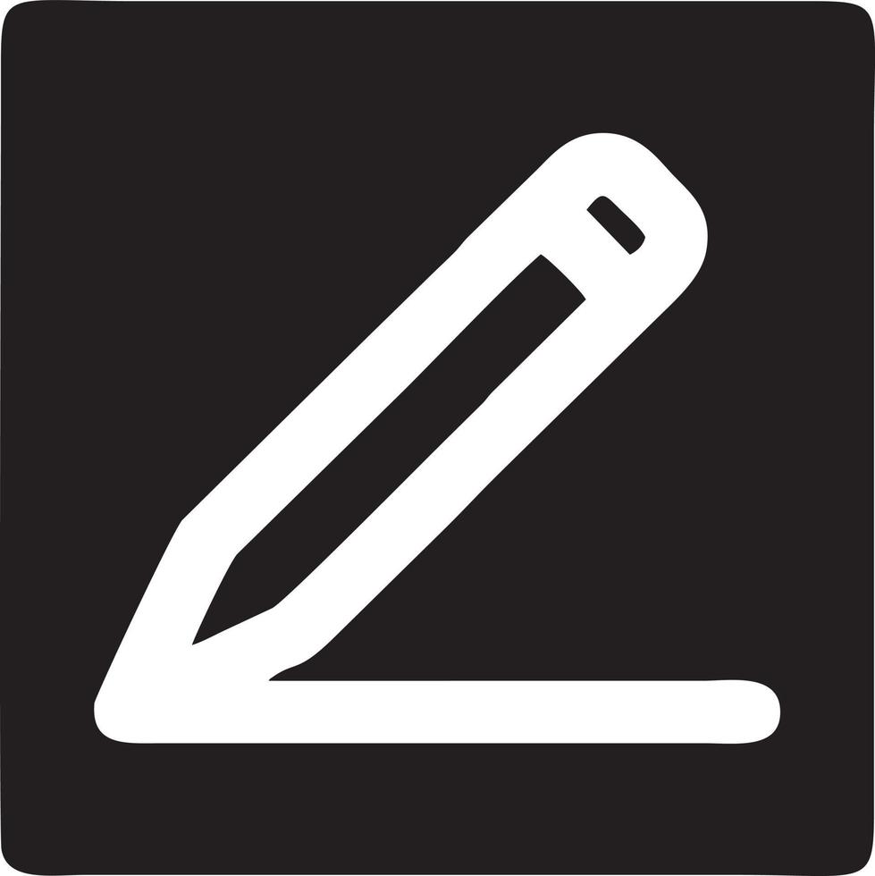 schrijven pen icoon symbool in wit achtergrond. illustratie van de teken potlood symbool vector afbeelding. eps 10.