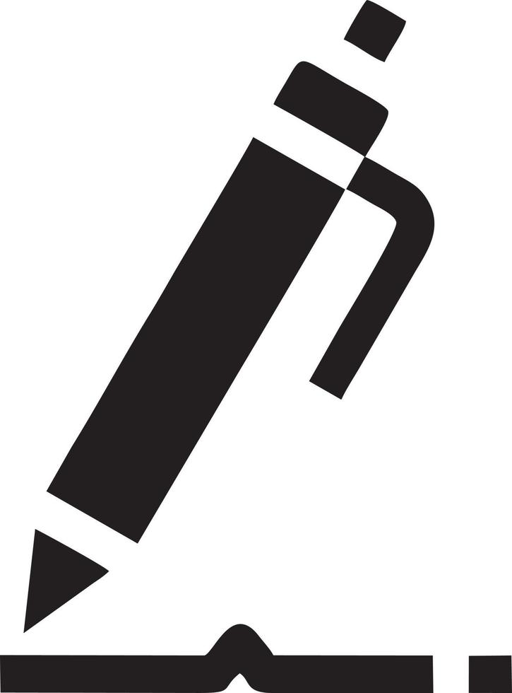 schrijven pen icoon symbool in wit achtergrond. illustratie van de teken potlood symbool vector afbeelding. eps 10.