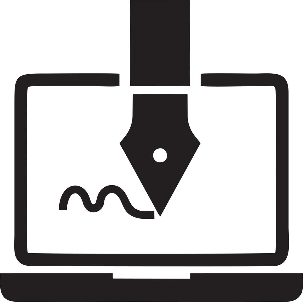 schrijven pen icoon symbool in wit achtergrond. illustratie van de teken potlood symbool vector afbeelding. eps 10.