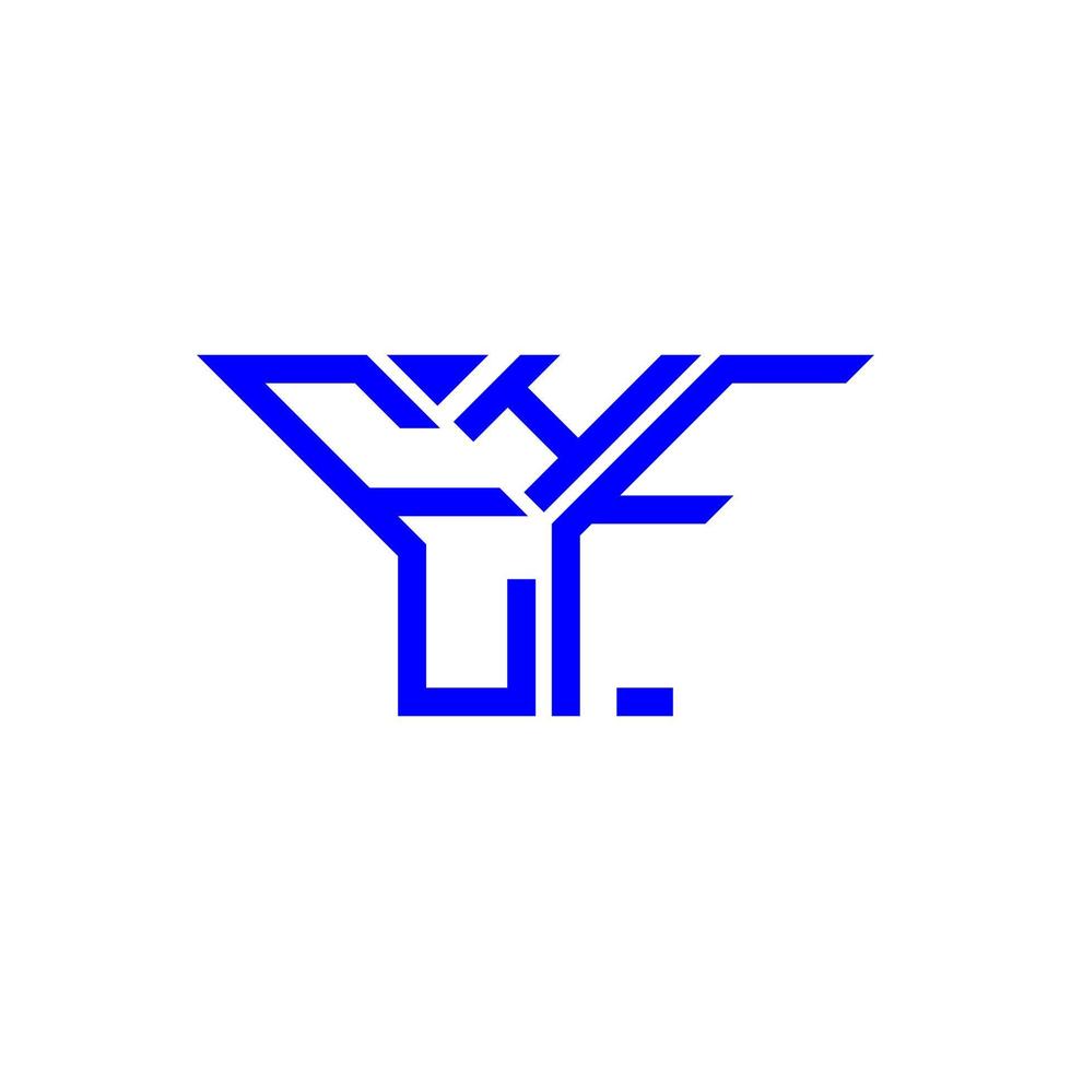ehf brief logo creatief ontwerp met vector grafisch, ehf gemakkelijk en modern logo.
