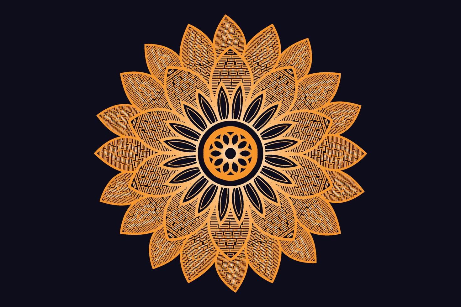 luxe gouden Koninklijk mandala ontwerp vector voor achtergrond. gouden mandala ontwerp. Islamitisch achtergrond ontwerp