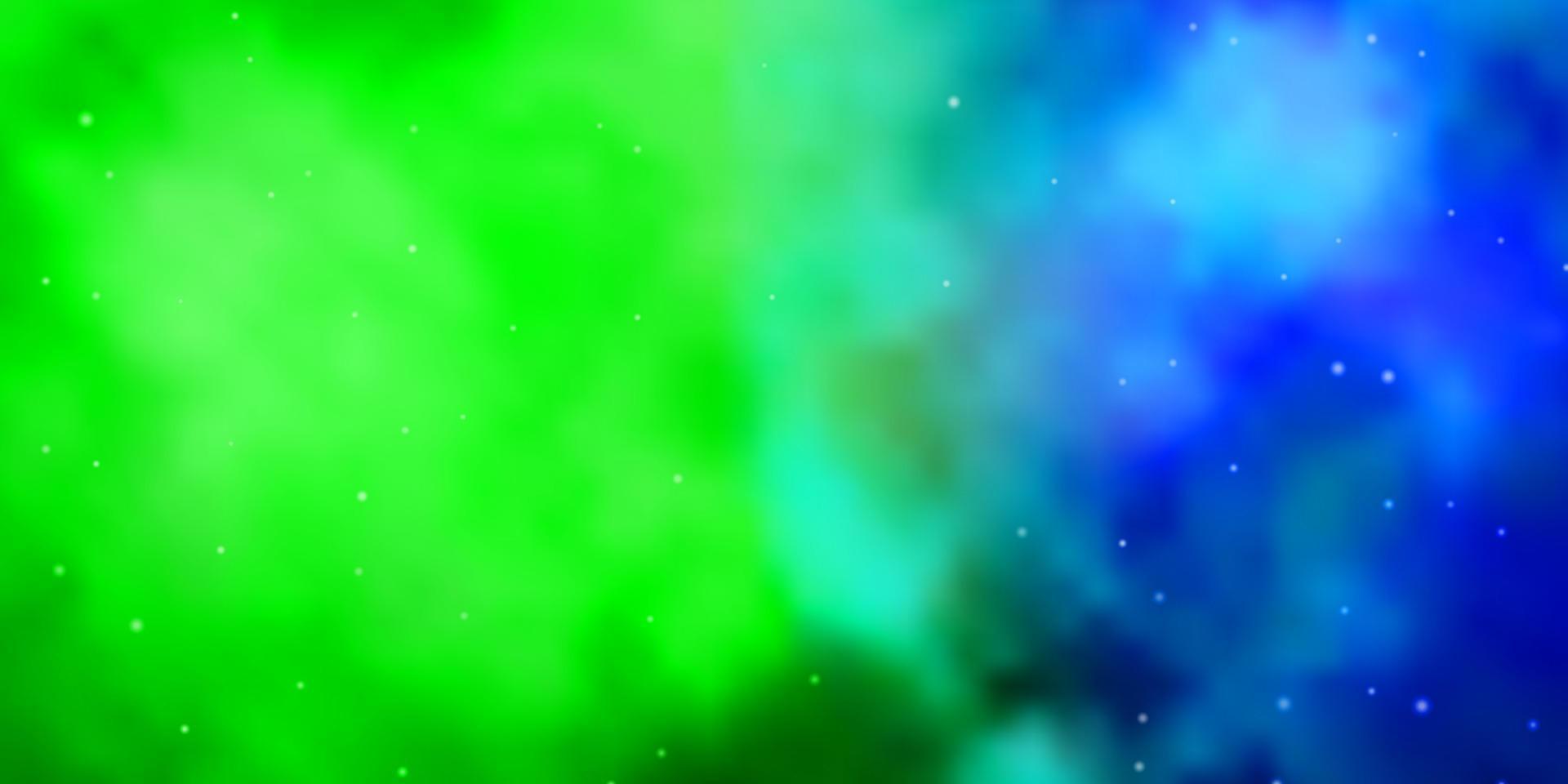 donkere veelkleurige vector sjabloon met neon sterren.