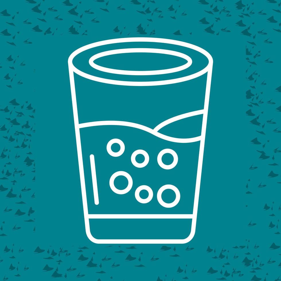 glas water vector icon