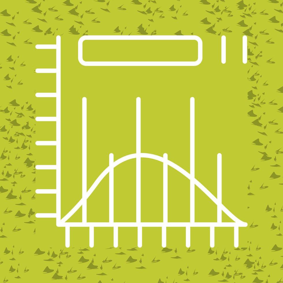 histogram vector icoon