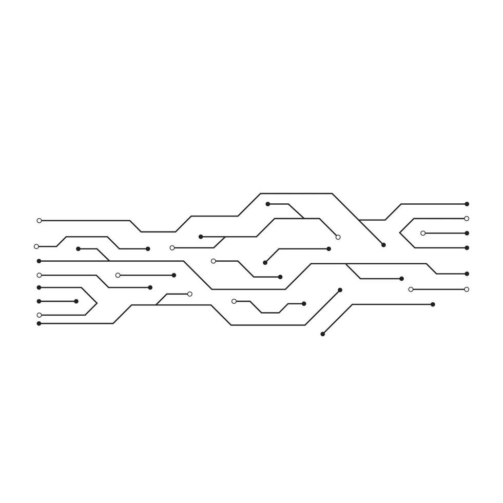 circuit logo sjabloon vector