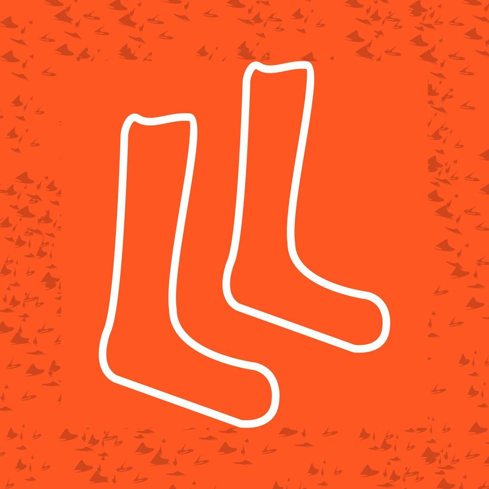 paar- van sokken vector icoon