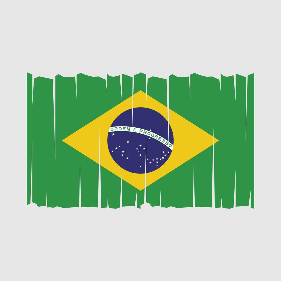 braziliaanse vlag vector