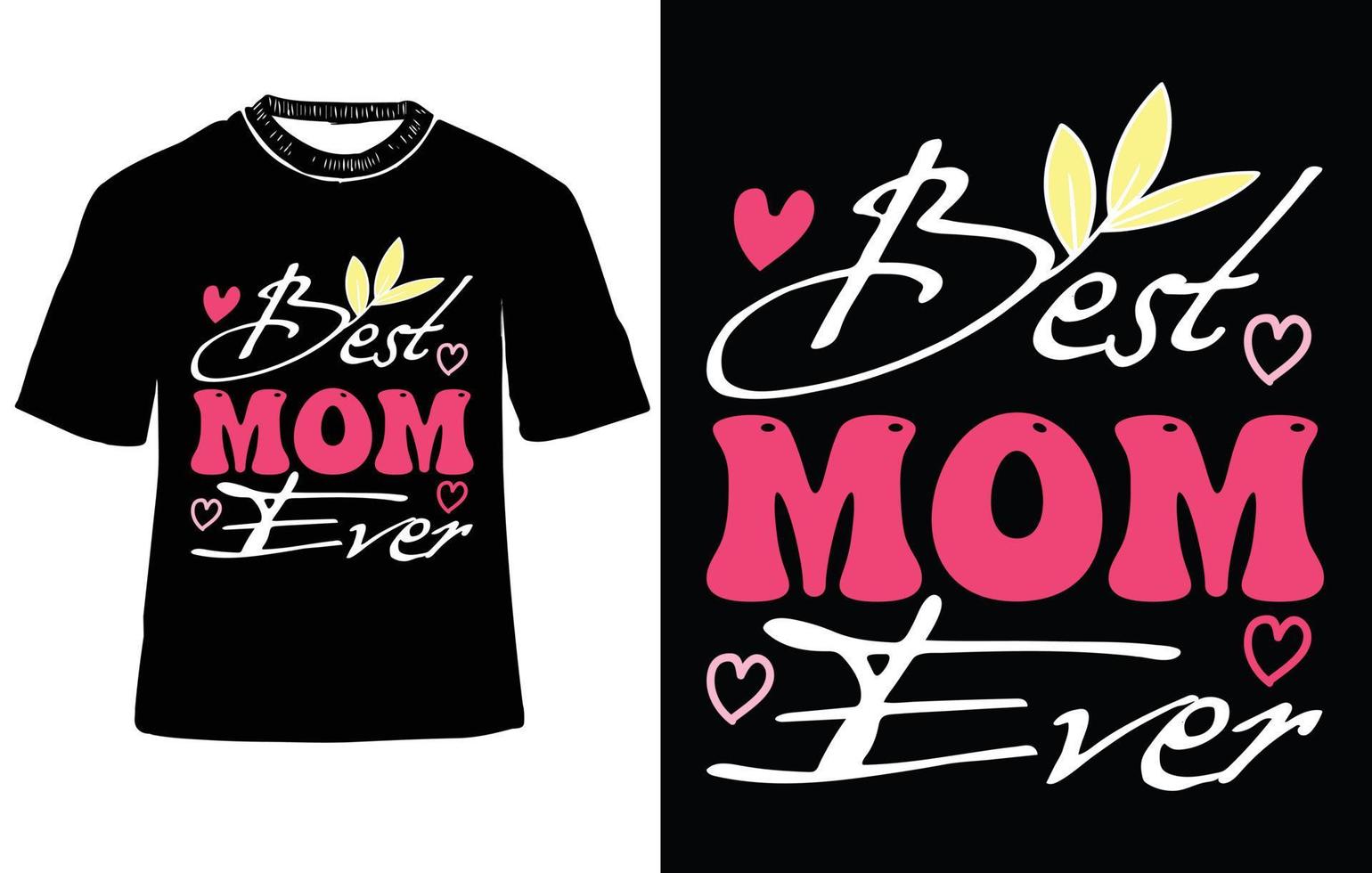 het beste mam ooit, moeder dag t overhemd ontwerp, mam t-shirts, moeder dag typografie t- overhemd ontwerp vector