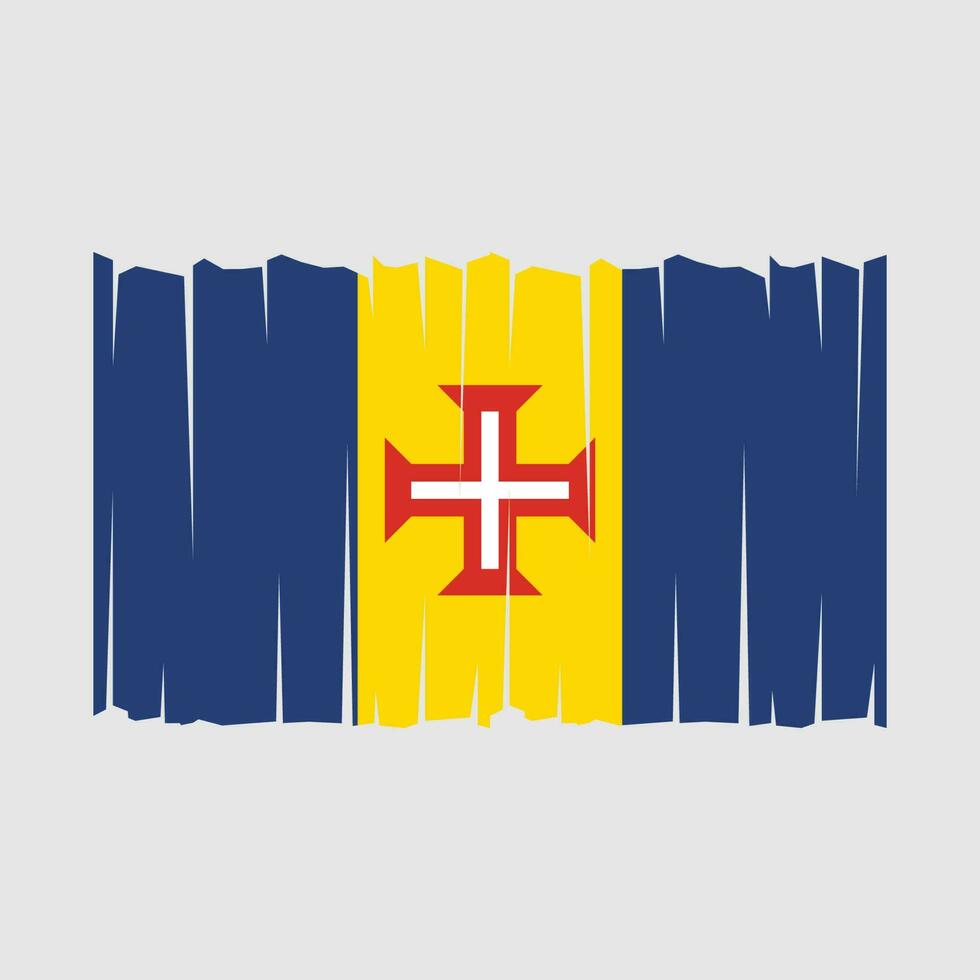 Madeira vlag vector