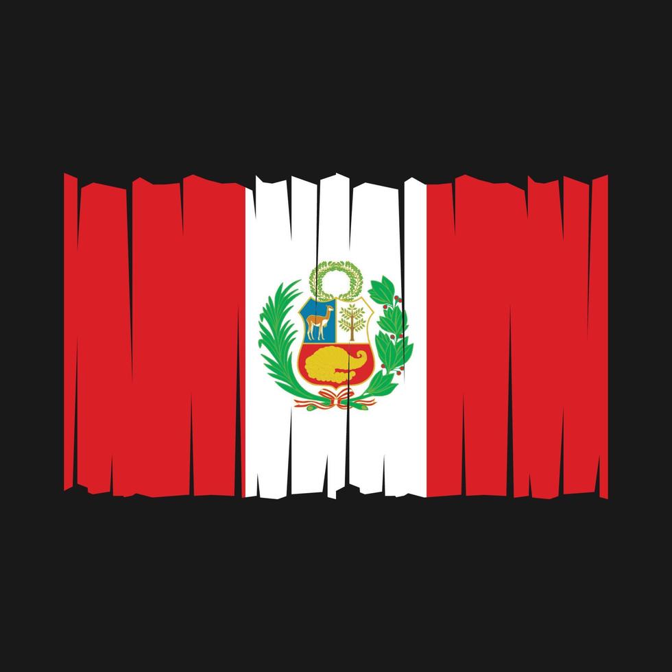 vlag van peru vector