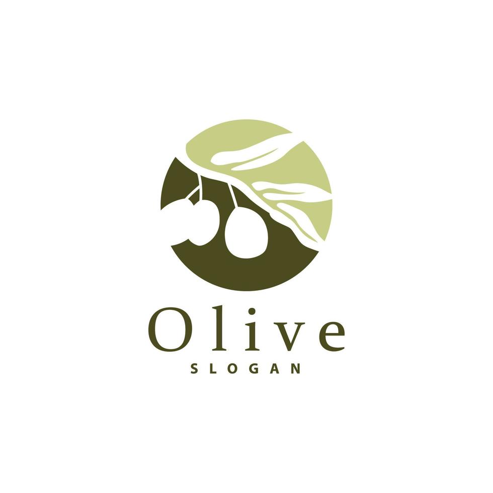 olijf- olie logo, olijf- blad fabriek kruiden tuin vector, gemakkelijk elegant luxueus icoon ontwerp sjabloon illustratie vector