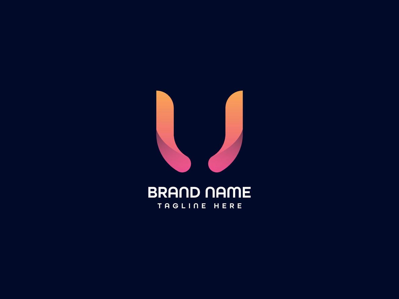 j modern brief logo vector