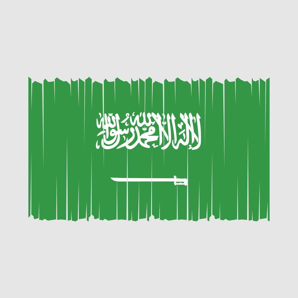 saudi Arabië vlag vector illustratie