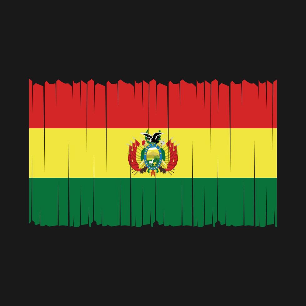 Bolivia vlag vector illustratie