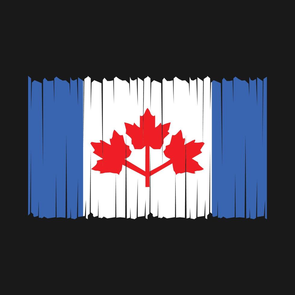 Canada vlag vector illustratie