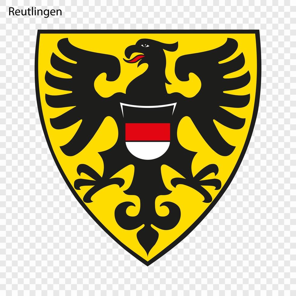 embleem van stad van Duitsland vector