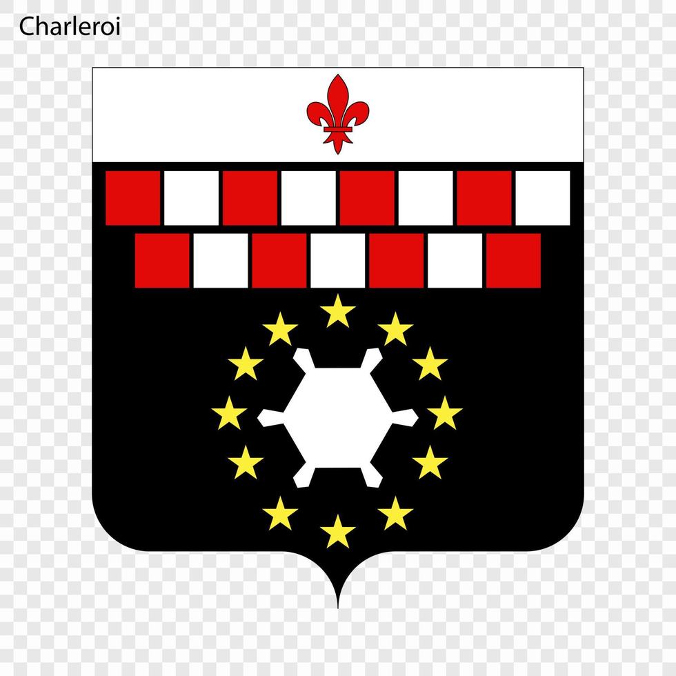 embleem van charleroi vector