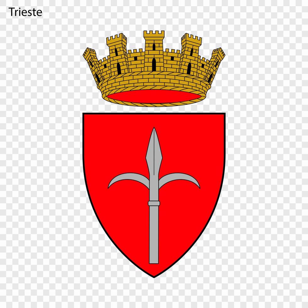 embleem van Triëst vector