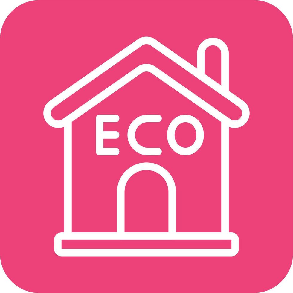 eco huis vector pictogram ontwerp illustratie